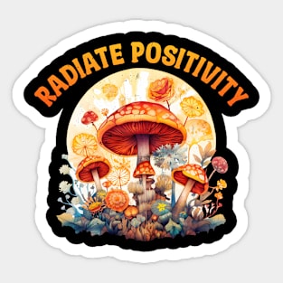 Radiate Positivity Sticker